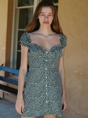With Jéan | Isabelle Dress in Green Floral